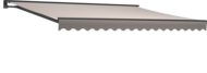 STORE BANNE 4X3M ELECTRIQUE TOILE GRISE SEMI COFFRE BLANC - RAL TOILE 7016 STORE BANNE 4X3M ELECTRIQUE TOILE GRISE SEMI COFFRE BLANC - RAL TOILE 7016